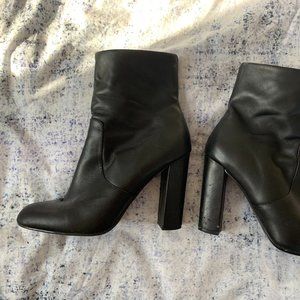 Steve Madden Black Heel Boots